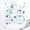 Fun Airplanes White Sky Airplane Plane Aviation Travel Navy Abstract Custom Printed Fabric by Spoonflower Various Fabrics by the Yard or Fat Quarter